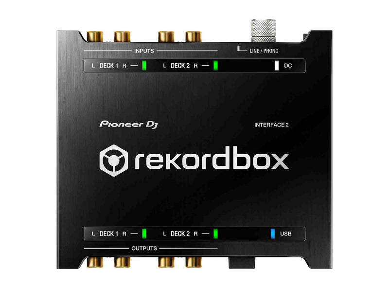 Pioneer DJ INTERFACE 2, 2-Channel Audio Interface for Rekordbox Dvs by Pioneer DJ