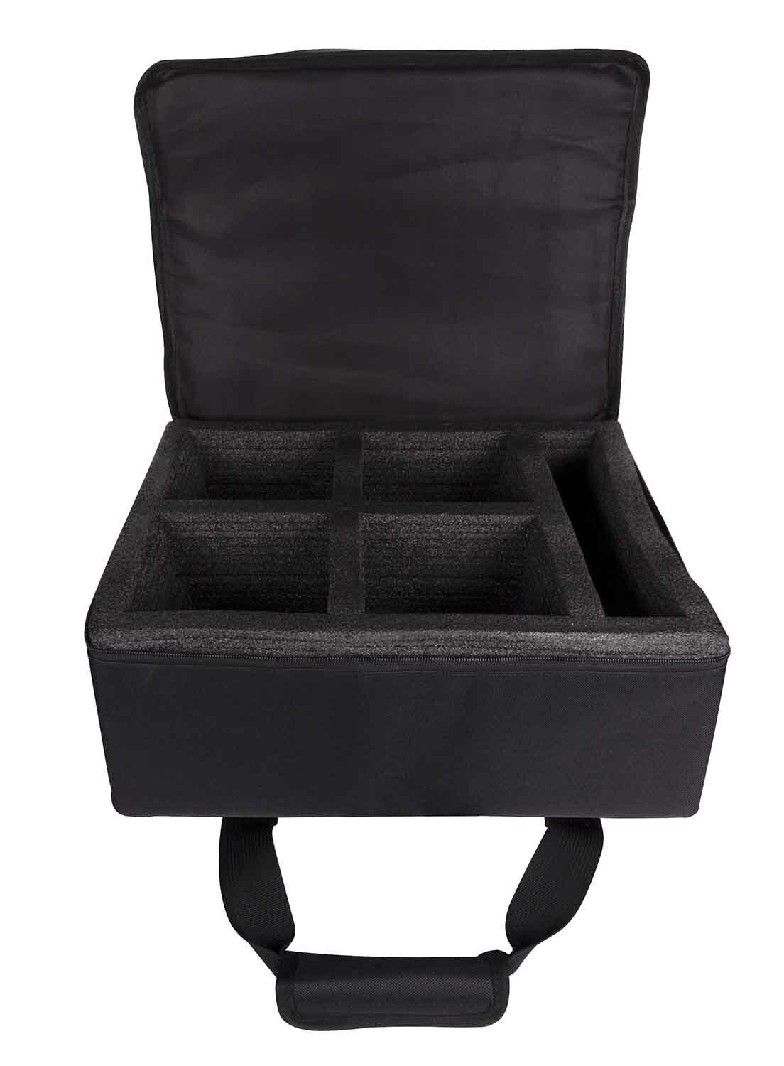 Colorkey CKW-6024 MobilePar Mini Hex 4 Uplight Bundle with Carrying Case - 4-Pack by ColorKey