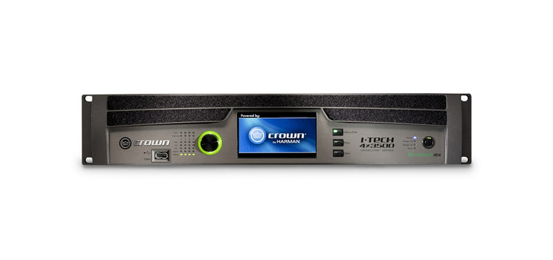 Crown Audio I-Tech 4x3500HDS, Four Channel Power Amplifier with Ethernet and CobraNet Connectivity - 4000 Watt by Crown