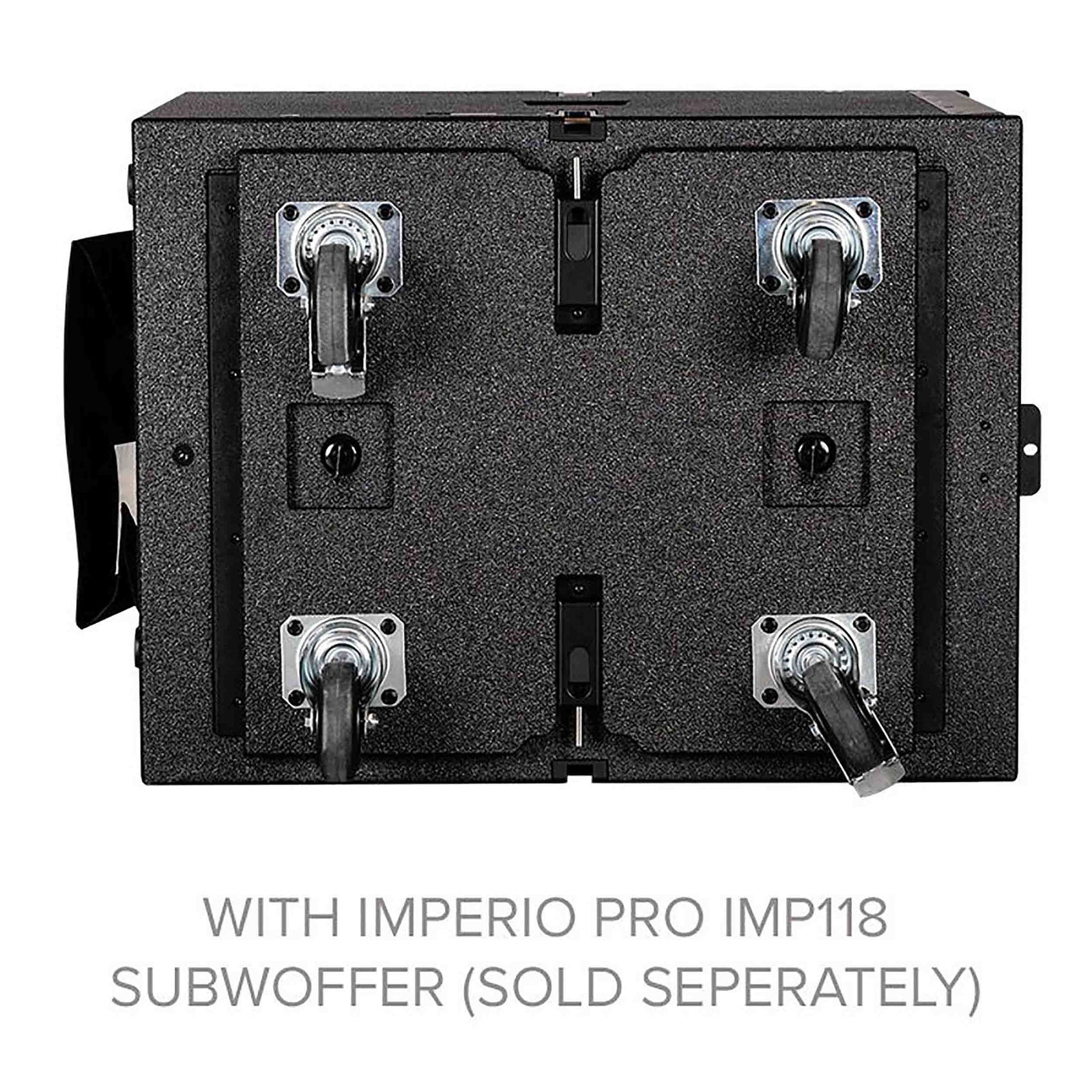 Avante Audio IMPERIO PRO IMC118, Removable Caster Board for Imperio Pro IMP118 subwoofer by ADJ