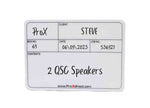 ProX X-CLABELMDX12, 12 Pack of Medium Sized Multipurpose Labels for Flight Cases by ProX Cases