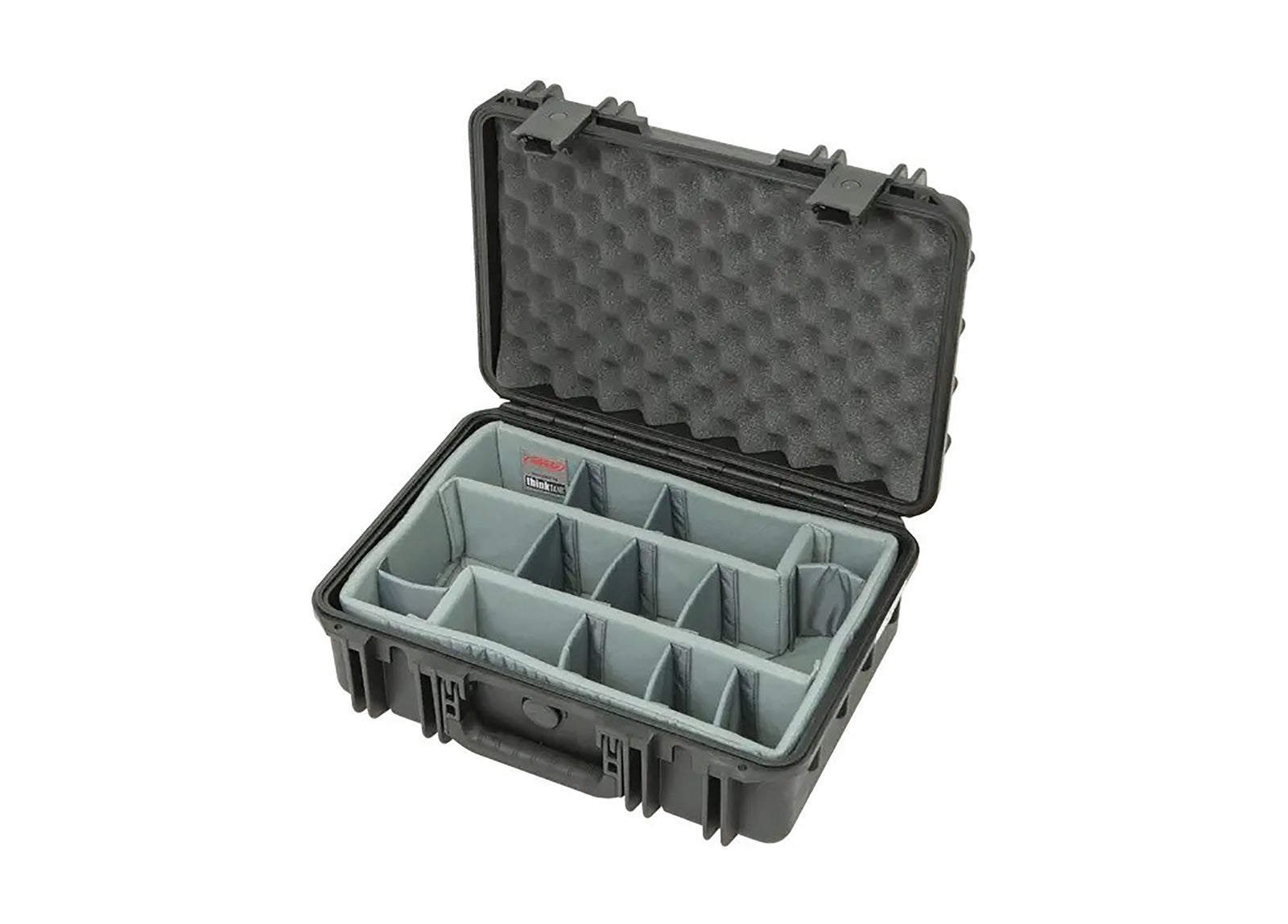 SKB Cases 3i-1711-6DT, iSeries Waterproof Case with Think Tank Photo Dividers and Lid Foam - Black by SKB Cases