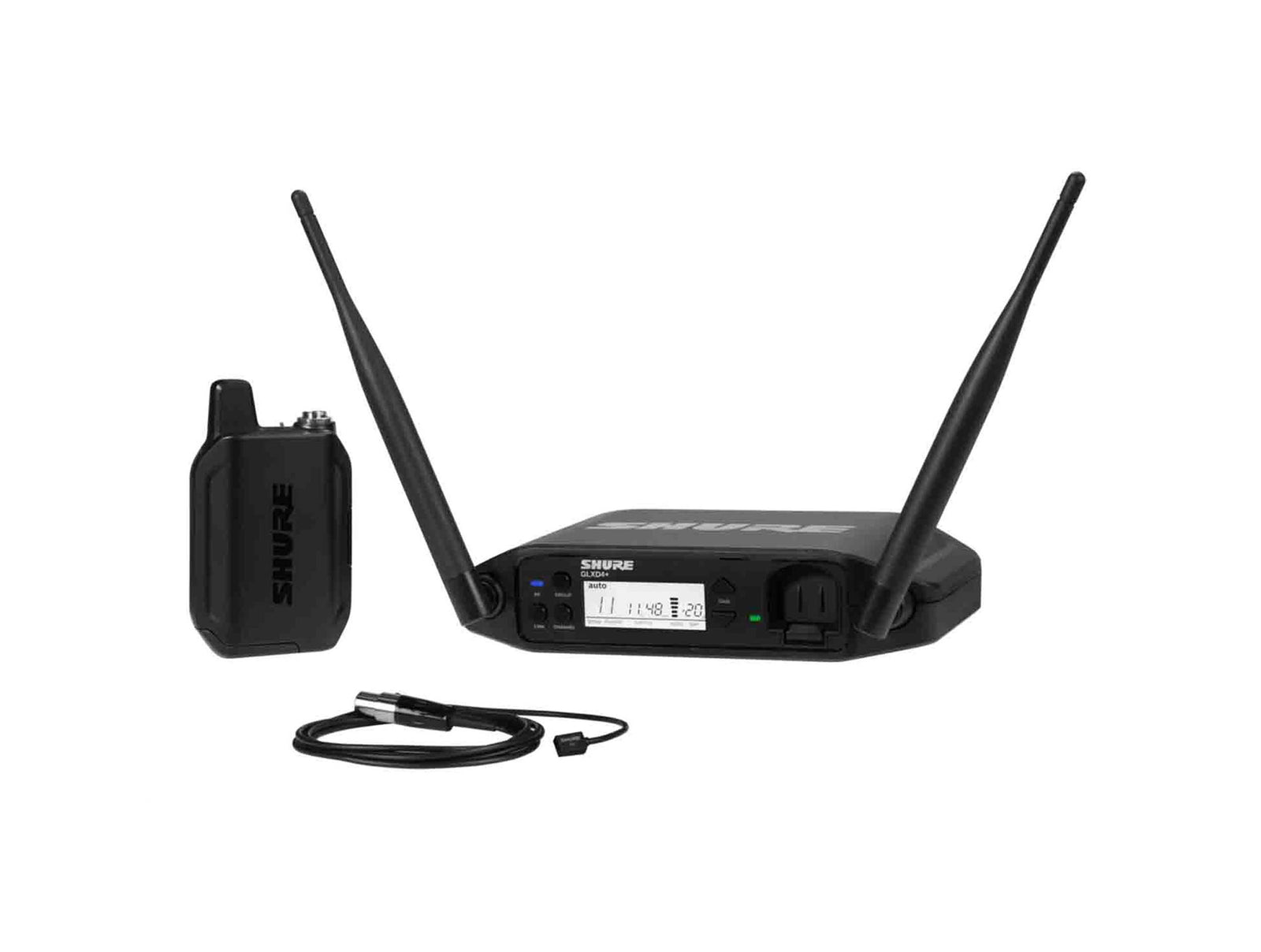 Shure GLXD14+/93-Z3 Digital Wireless Presenter System with WL93 Lavalier Microphone by Shure