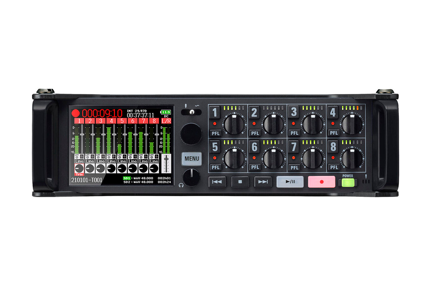 Zoom F8n Pro 10-Track Multitrack Field Recorder by Zoom