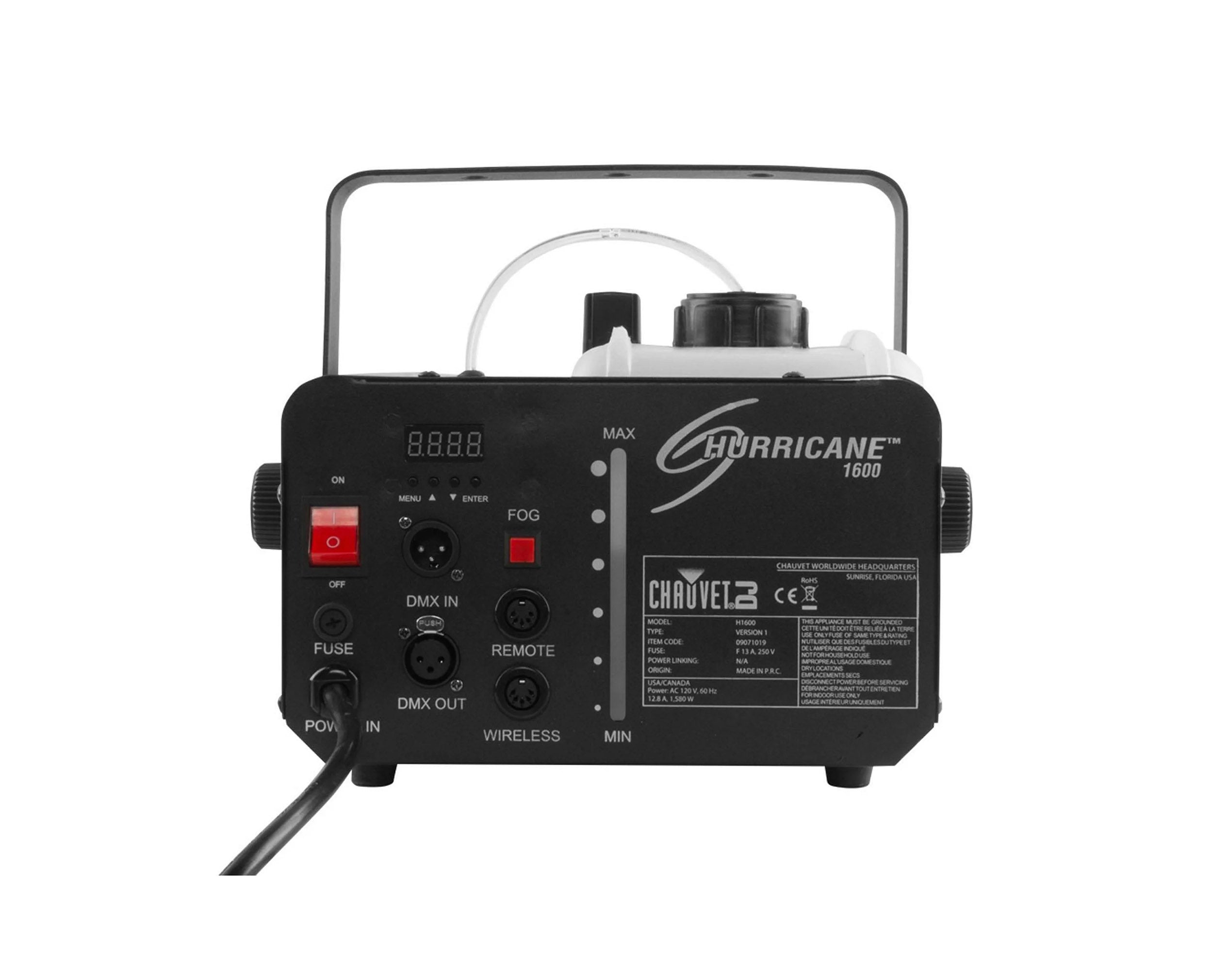 Chauvet DJ Hurricane 1600 Compact High Output Fog Machine by Chauvet DJ