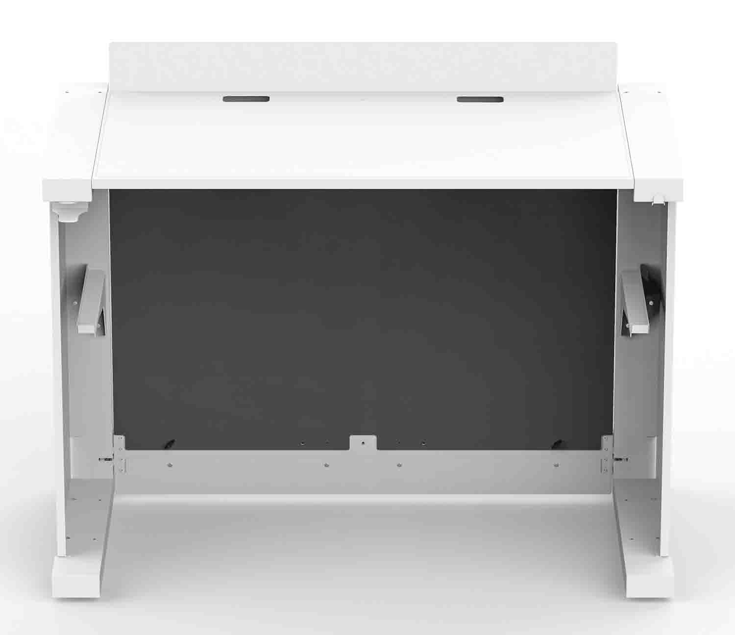 B-Stock Scratch & Dent: ProX XF-HUMPTERB3 WH, Humpter B3 Quick Folding DJ Controller Turntable CD-J Facade Table Workstation - White by ProX Cases