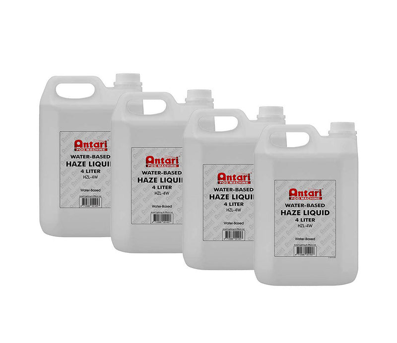 Antari HZL-4W Water Based Haze Fluid - 4L Bottle by Antari