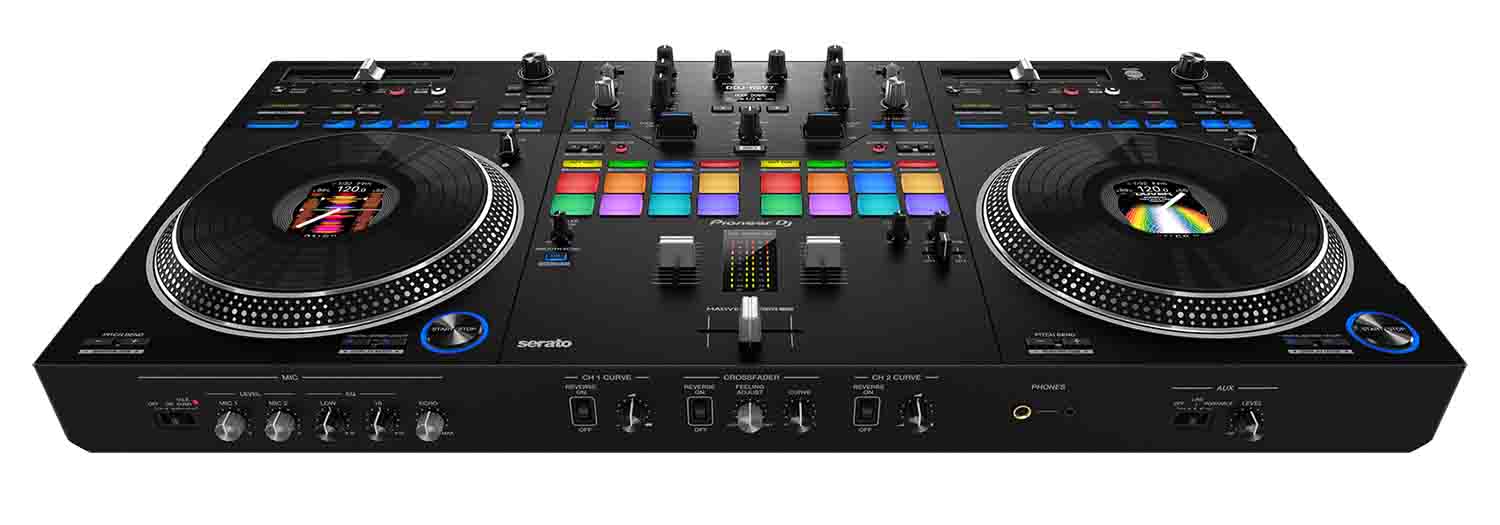 B-Stock Scratch & Dent: Pioneer DDJ-REV7 Scratch Style 2-Channel Professional DJ Controller for Serato DJ Pro - Black