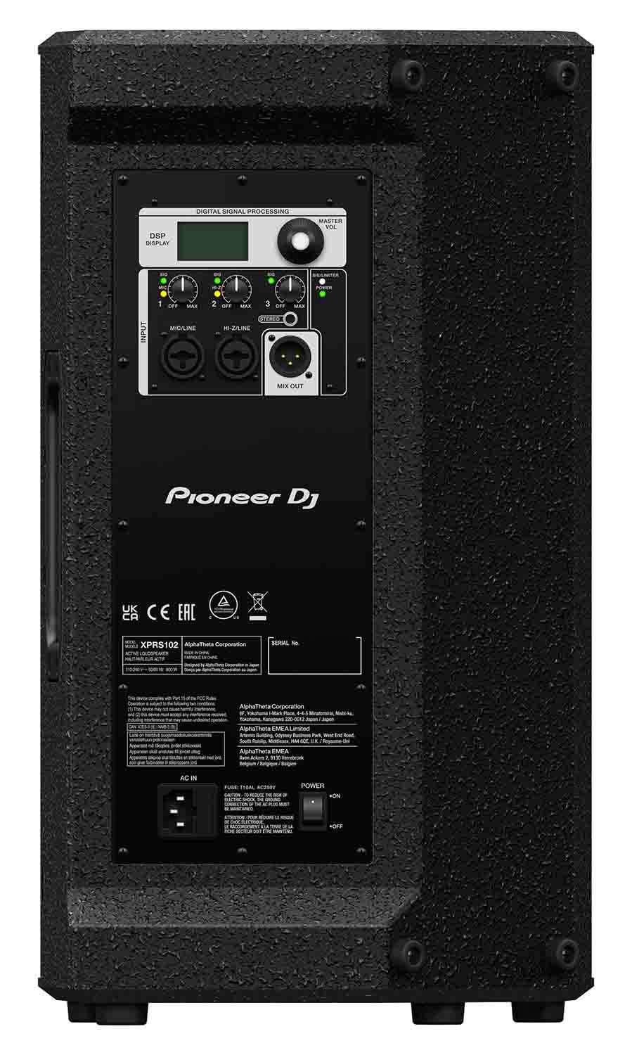 Pioneer DJ XPRS Active Loudspeaker Package with ProX Adjustable Speaker Pole Mounts by Pioneer DJ
