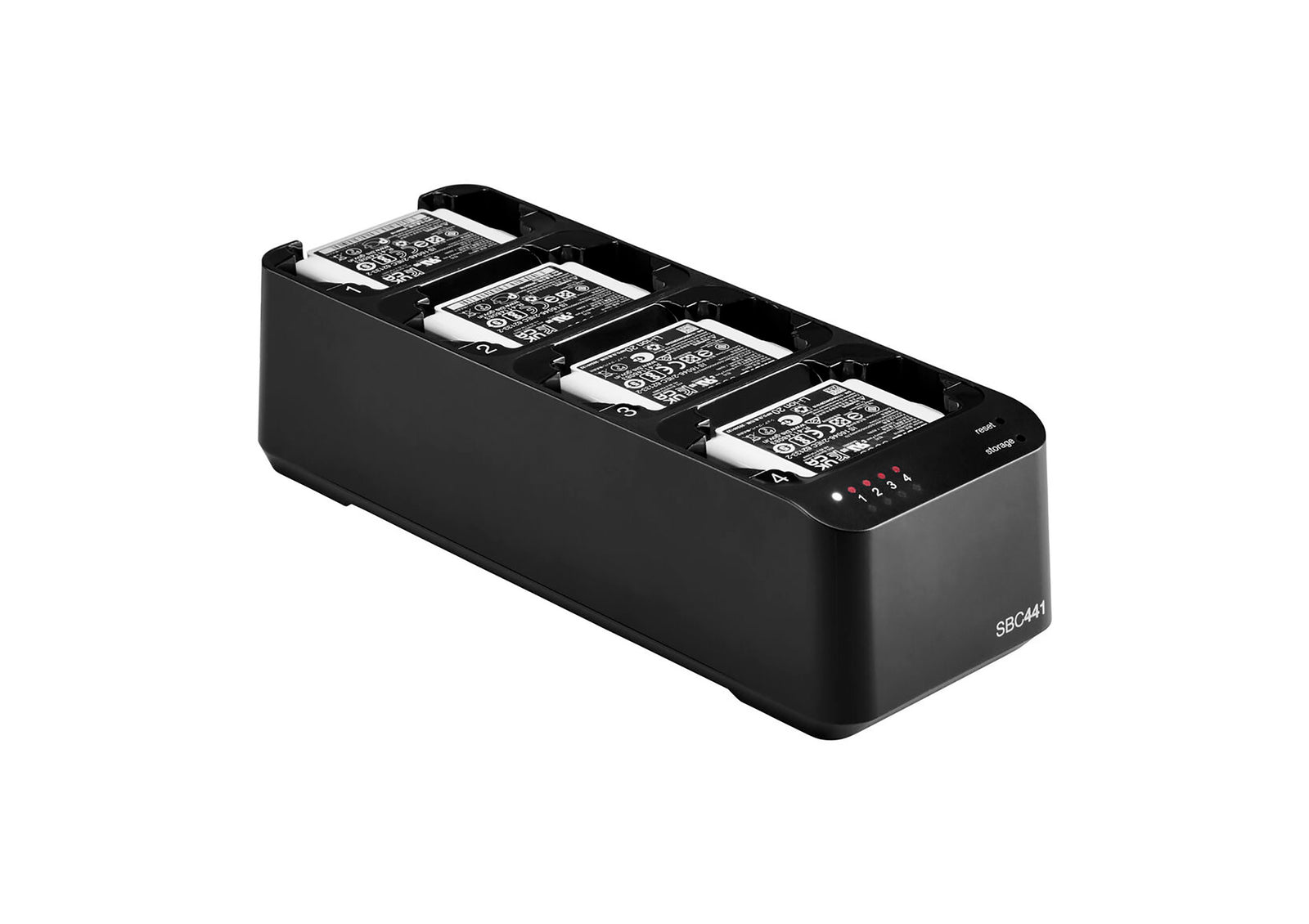 Shure SBC441US, Four-Bay Charger for ADXR Receivers and SB910 Batteries with Power Supply by Shure
