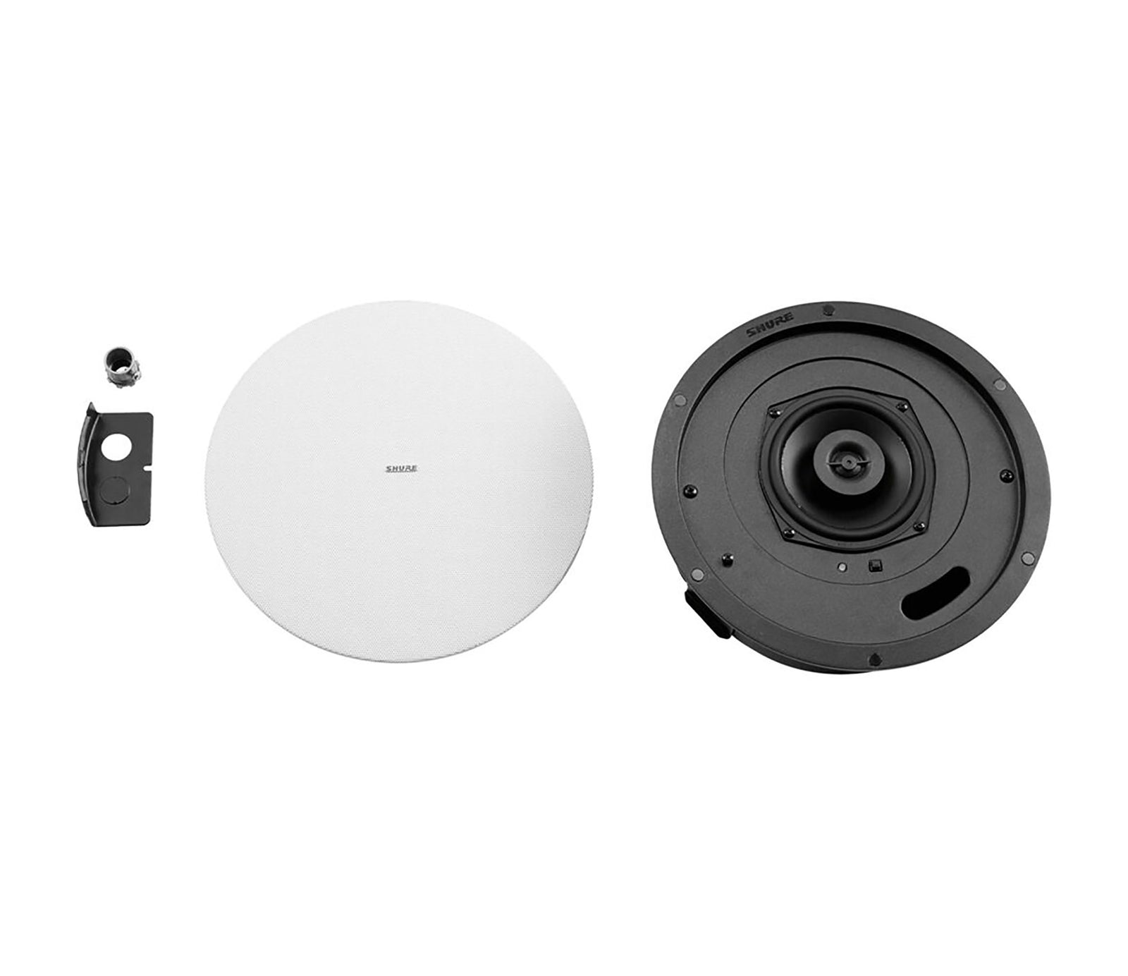 Shure 714P AL-V Ecosystem DJ Package Including 1 MXA710-4FT Linear Microphone, 1 P300-IMX Conferencing Processor, 4 MXN5W-C Ceiling Speaker + Tile Bridge by Shure