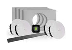 Shure 714M B-V Ecosystem DJ Package Including 1 MXA710-4FT Linear Microphone, 1 IMX-RM8-SUB5, 4 MXN5W-C Ceiling Speaker + 4 Tile Bridge by Shure