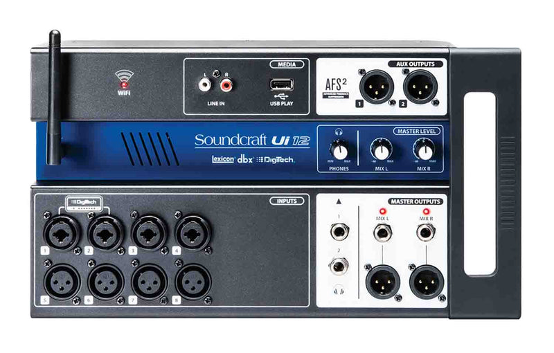 Soundcraft Ui12, 12-Input Remote-Controlled Digital Mixer by Soundcraft