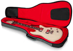 Gator Cases GT-ELECTRIC-GRY Transit Series Electric Guitar Gig Bag with Light Grey Exterior by Gator Cases