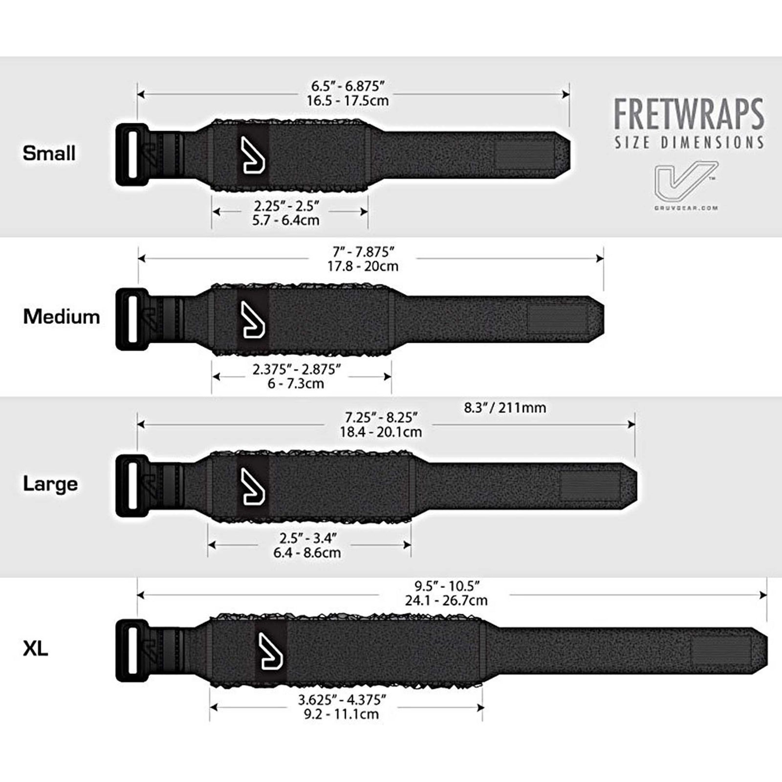 Gruv Gear FW-1PK-CMG-MD FretWraps Camo String Muters 1-Pack, Medium - Camo Brown by Gruv Gear