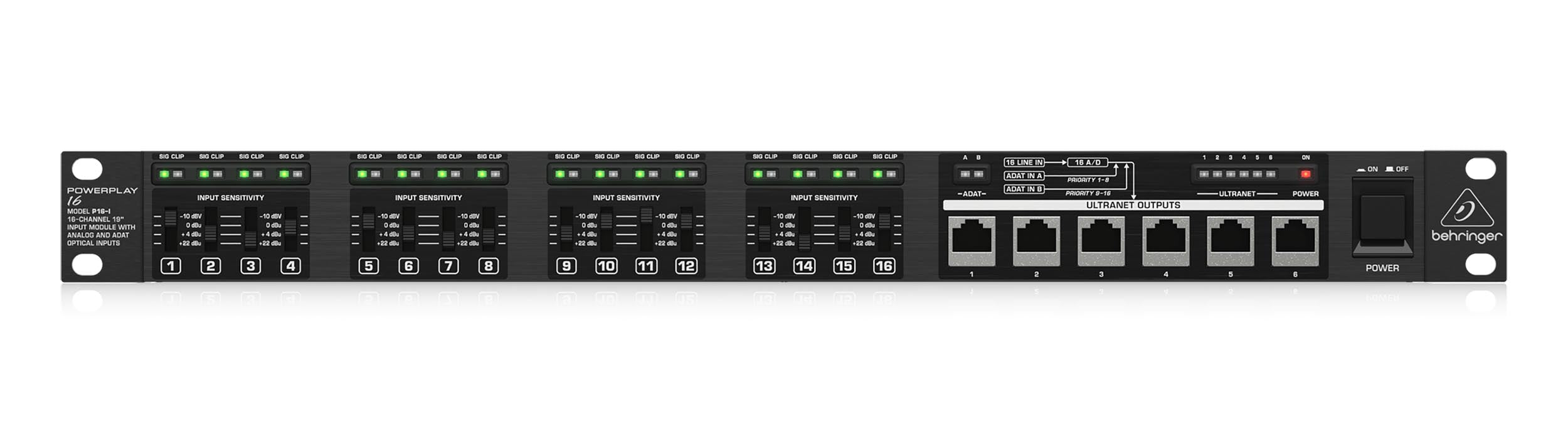 Behringer Powerplay P16-I, 16-Channel Input Module by Behringer