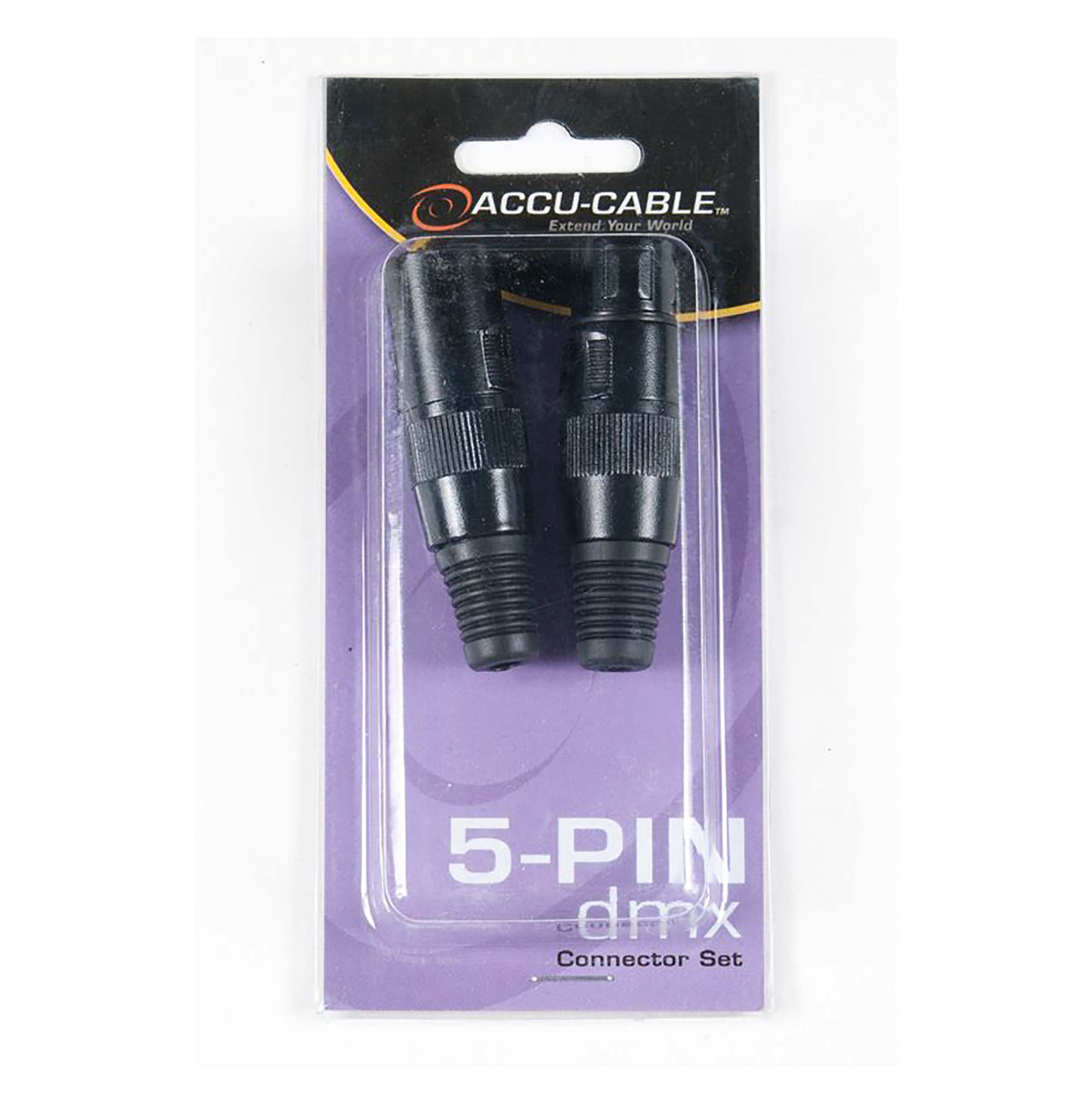 Accu-Cable ACXLR5PSET, 5-Pin DMX Connector Set by ADJ