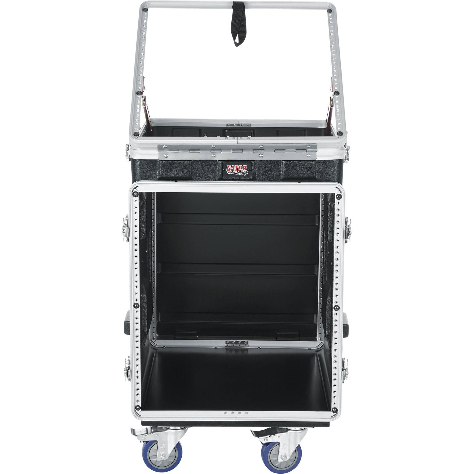 Gator Cases GRC-10X12 PU, 10U Top and 12U Side ATA Molded PE Pop-Up Console Rack by Gator Cases