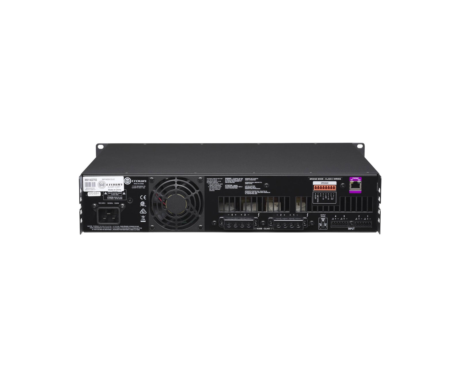 Crown CDi4X1200 4-Channel DriveCore Series Power Amplifier - 1200W by Crown