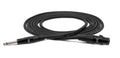 Hosa HMIC-025HZ Pro Microphone Cable, REAN XLR3F to 1/4 in TS - 25 ft by Hosa