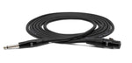 Hosa HMIC-025HZ Pro Microphone Cable, REAN XLR3F to 1/4 in TS - 25 ft by Hosa