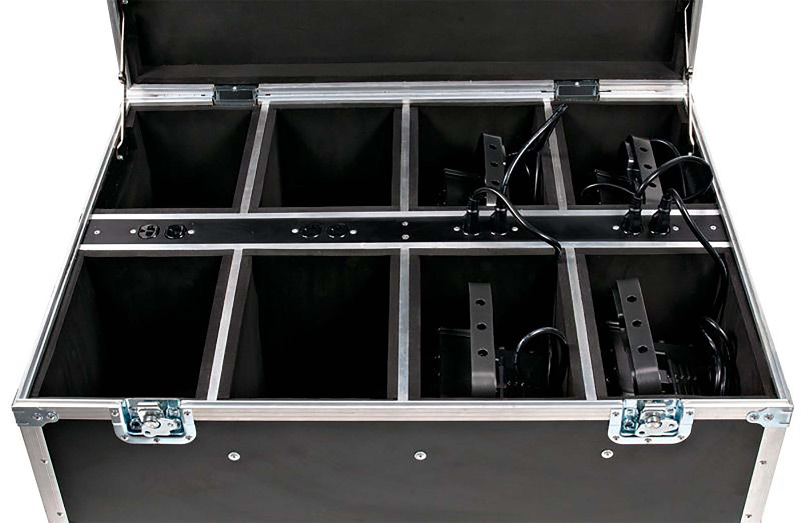 ADJ Wi Flight Case, Road Case for 8 WiFLY LED Pars with Charging Power Plugs by ADJ