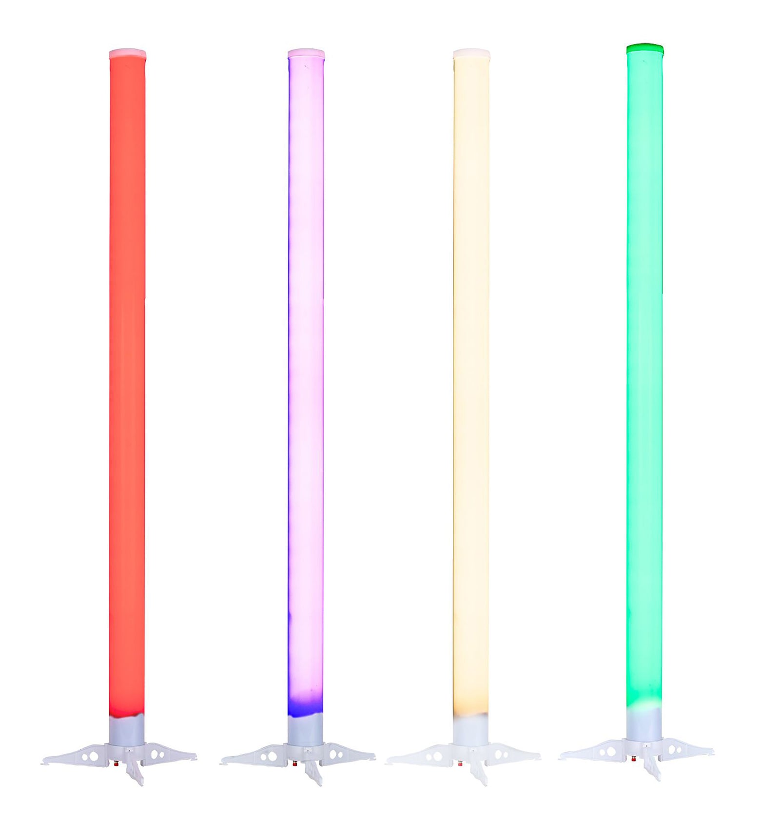 Eliminator Lighting LED BP TUBES 4 PAK, 4 Battery Powered Color Changing LED Tubes by Eliminator Lighting