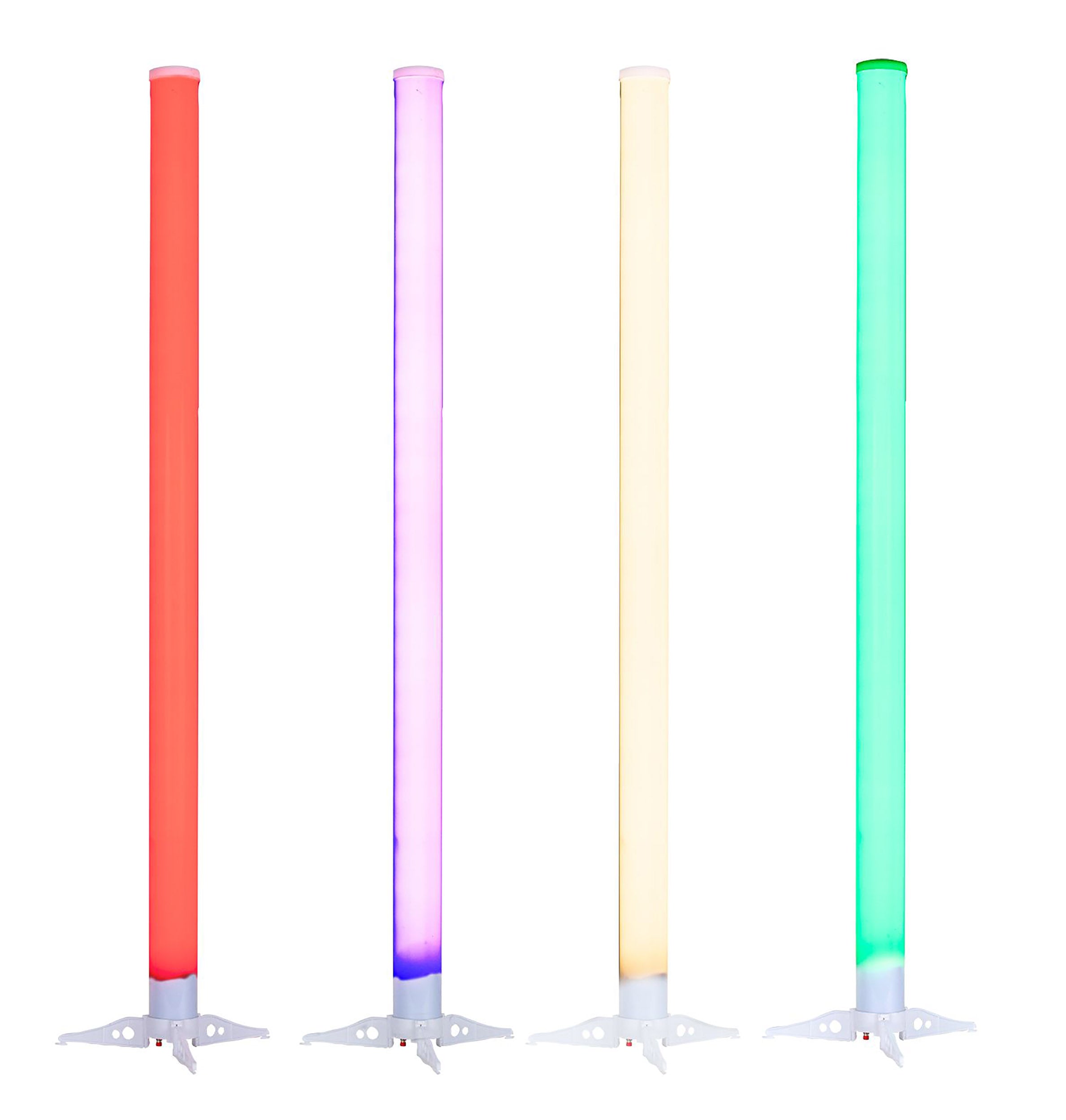 Eliminator Lighting LED BP TUBES 4 PAK, 4 Battery Powered Color Changing LED Tubes