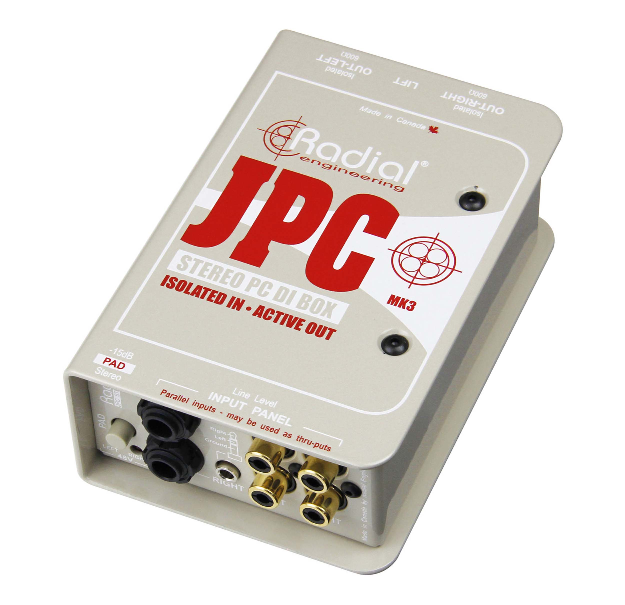 Radial Engineering RAD-JPC Stereo PC-AV Direct Box by Radial Engineering