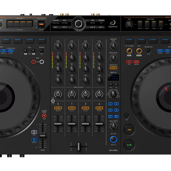 Pioneer DJ AlphaTheta DDJ-GRV6 4-Channel Performance DJ