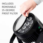 ADJ Encore LP12IP, Heavy Duty Par with Twelve (12) 20W Quad (RGBL) LEDs and 10° Beam Angle by ADJ