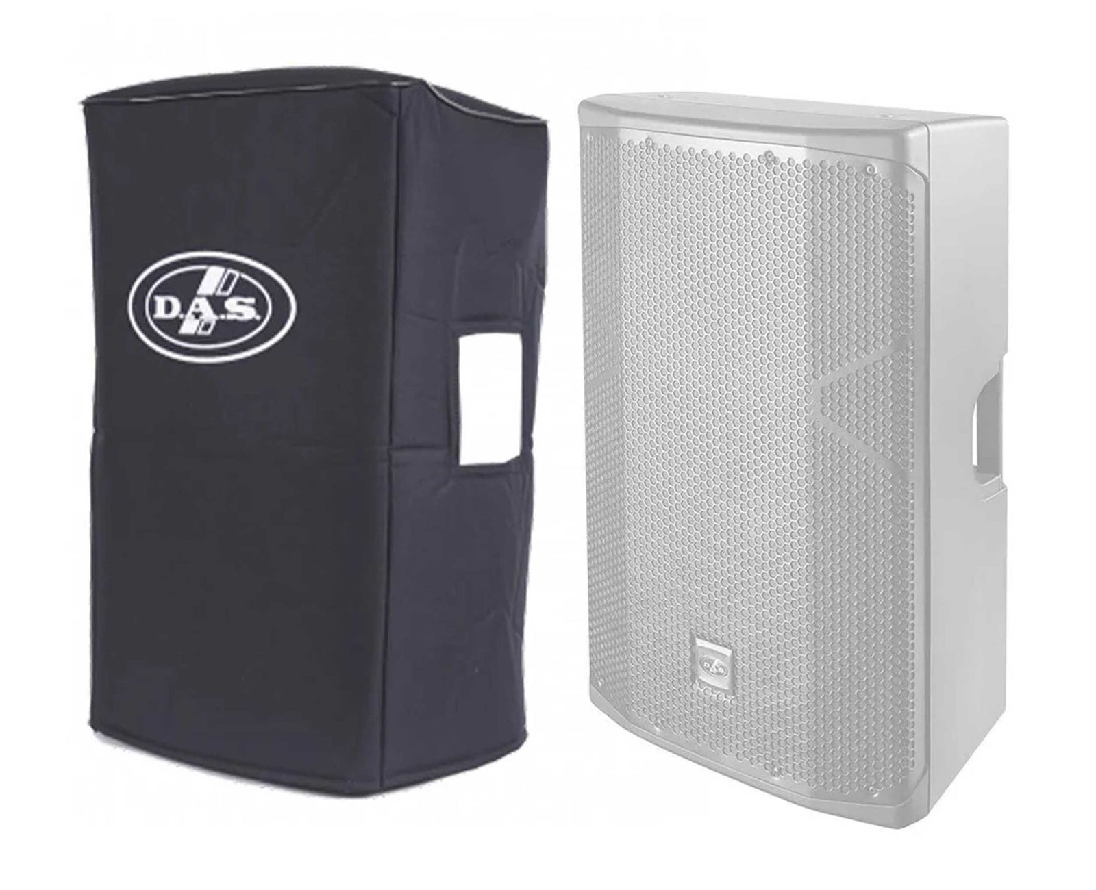 DAS Audio 412ACVRALTEA12 12-Inch Powered Speakers DJ Package with Covers and Cables by DAS Audio