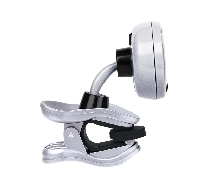 Snark SIL-1, Silver Snark Hyper-Fast Clip-On Chromatic Tuner by Snark