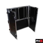 B-Stock Scratch & Dent: ProX XS-DJSTN DJ Folding Workstation Table, Fold Away with Wheels by ProX Cases