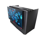 ProX XF-MESAMEDIATRUSSPKG, Full DJ Workstation Includes Truss TV Bracket Mount White and Black Scrims and Carry Bag by ProX Cases