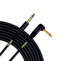 Mogami GOLD INSTRUMENT-18R Straight to Right Angle Instrument Cable - 18' Black by Mogami