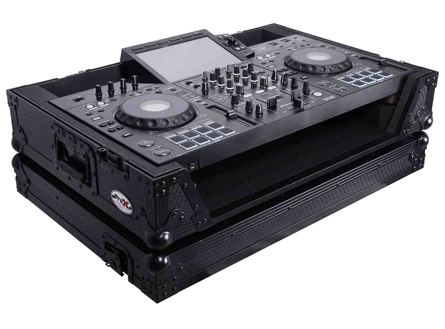 B-Stock: ProX XS-XDJRX3 WBL, ATA Flight Case For Pioneer XDJ-RX3, DDJ-REV5 DJ Controller with 1U Rack Space and Wheels - Black by ProX Cases