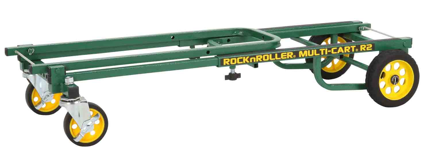 B-Stock Scratch & Dent: Rock N Roller R2RT-GR Micro 8-in-1 Equipment Multi Cart - Green