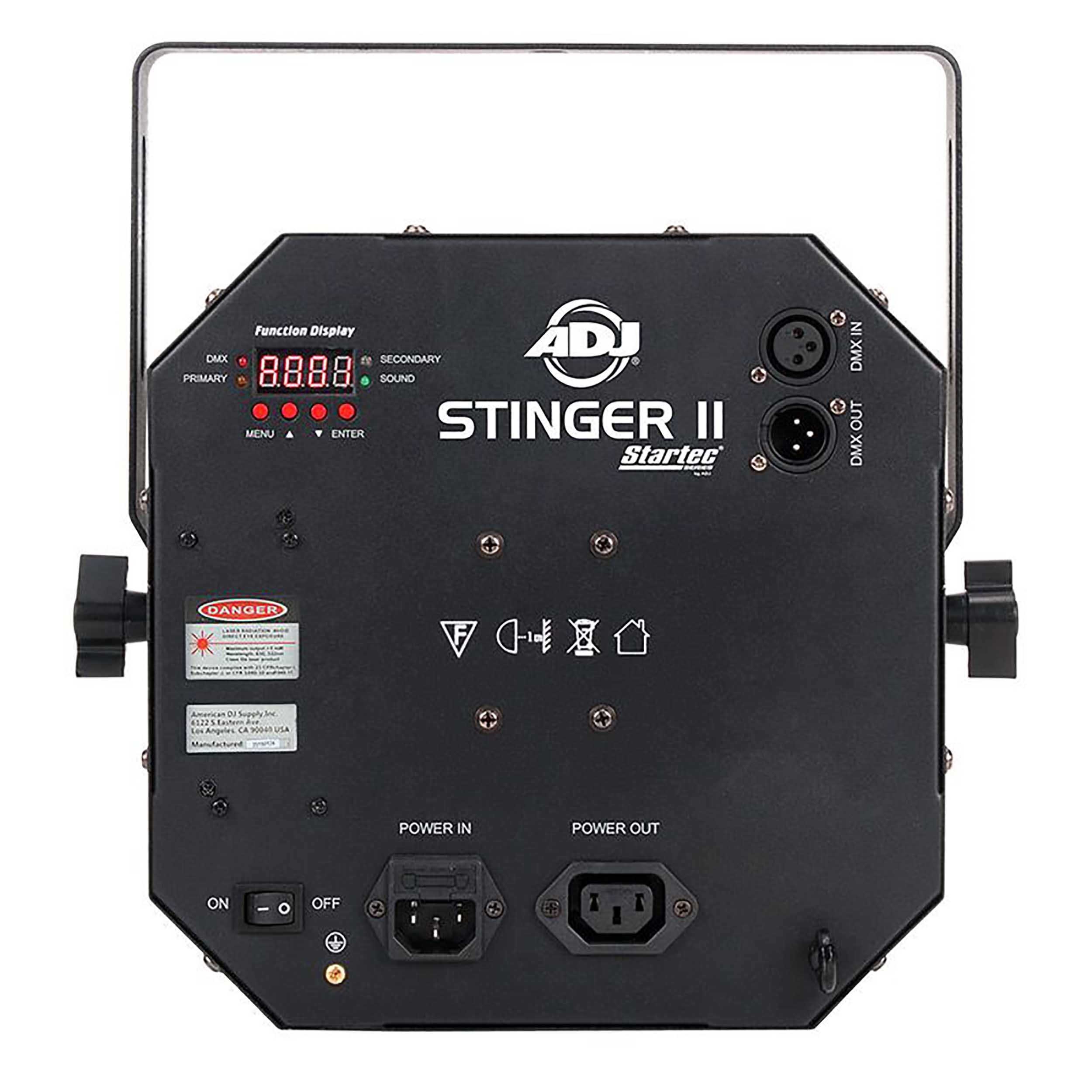 ADJ Stinger II, 3-in-1 LED Moonflower, Laser & Strobe Light Effect Fixture by ADJ