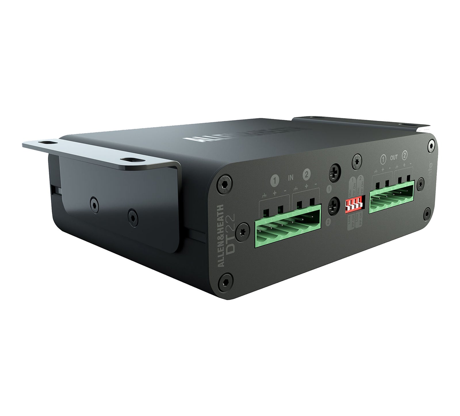 Allen & Heath DT22-M Dante I/O Interface with 2 IN and 2 OUT by ALLEN & HEATH
