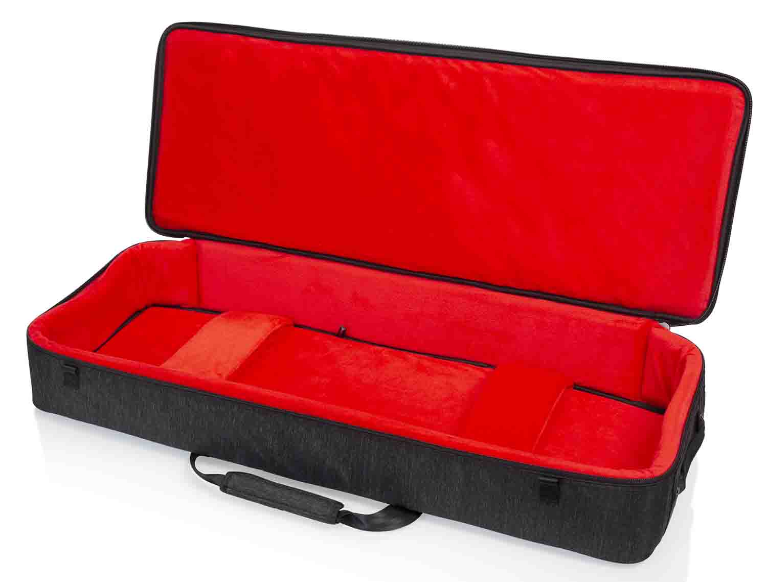 Gator Cases GTK61SL-BLK Transit Series Protective Gig Bag for 61-Note Slim Keyboards by Gator Cases