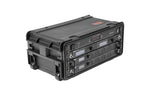 SKB Cases 3i-4U11, 4U Injection Molded 11" Deep Rack with Wheels by SKB Cases