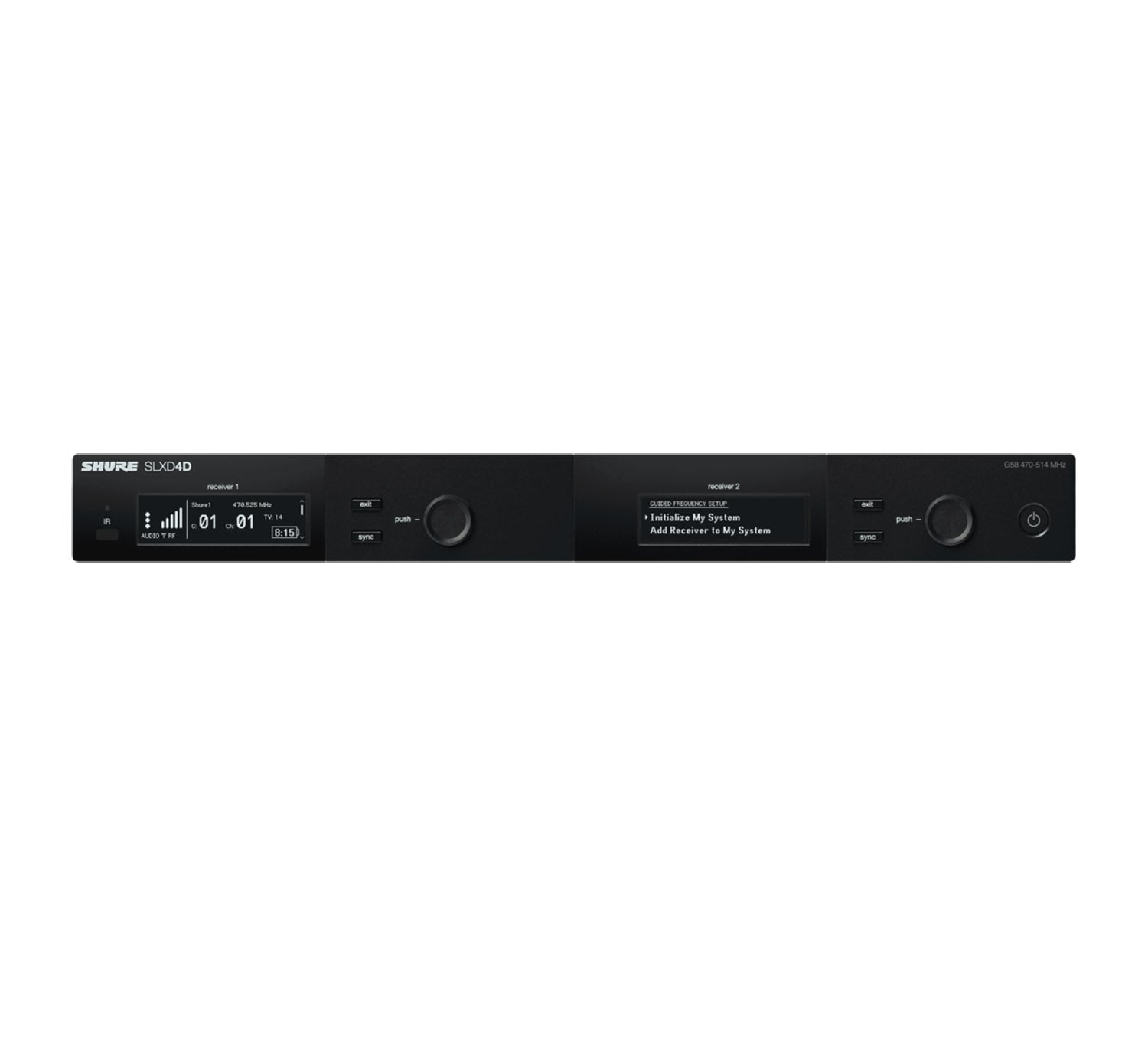 Shure SLXD4D Dual Channel Receiver by Shure