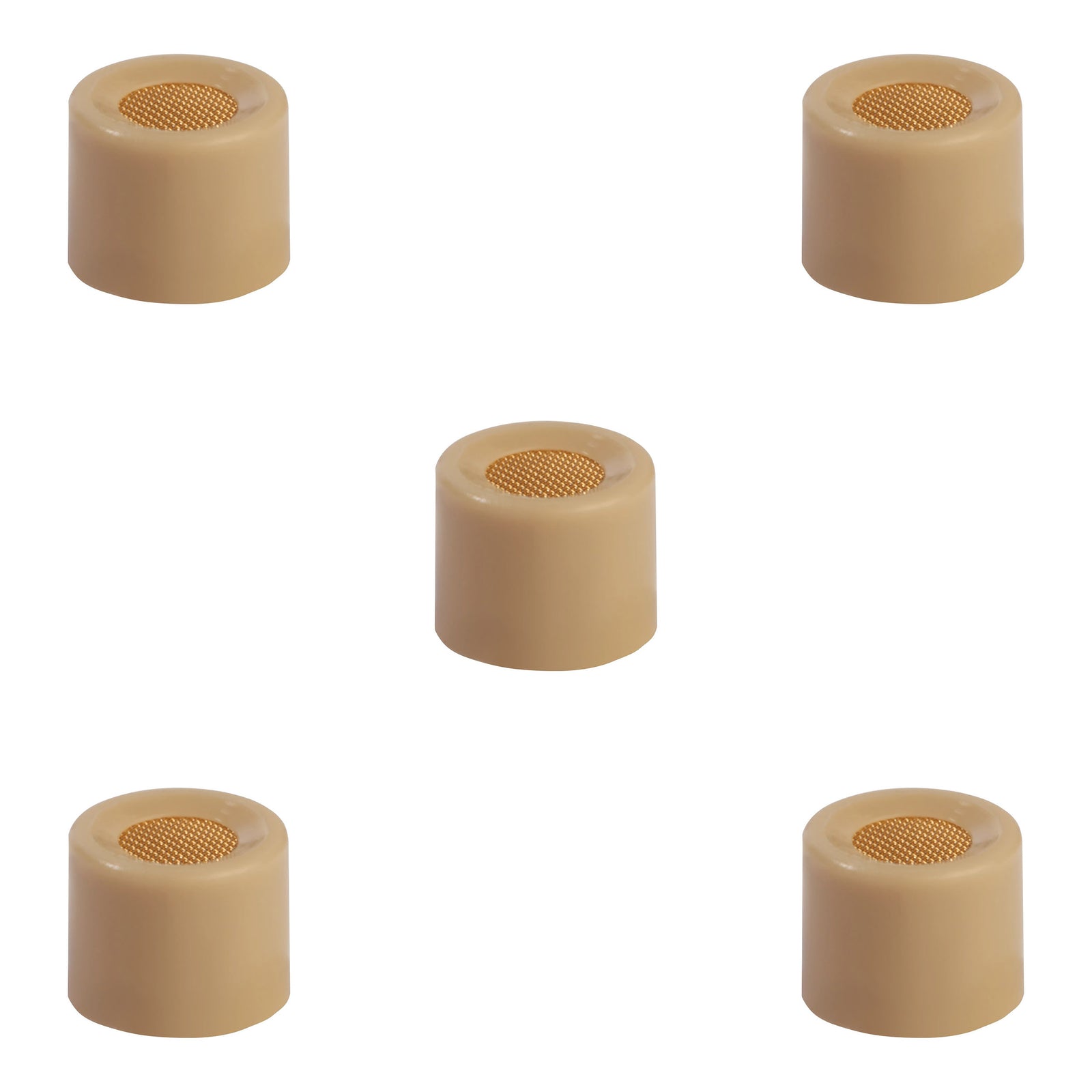 Shure RPM214, Tan Mid Boost EQ Caps - 5 Pack by Shure