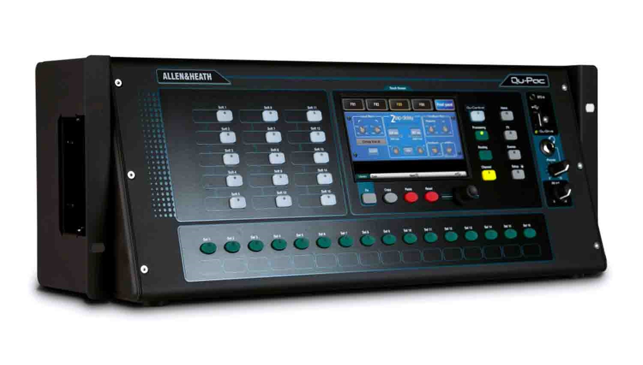 Allen & Heath Qu-Pac 22 in/12 Out Rackmountable Digital Mixer by ALLEN & HEATH