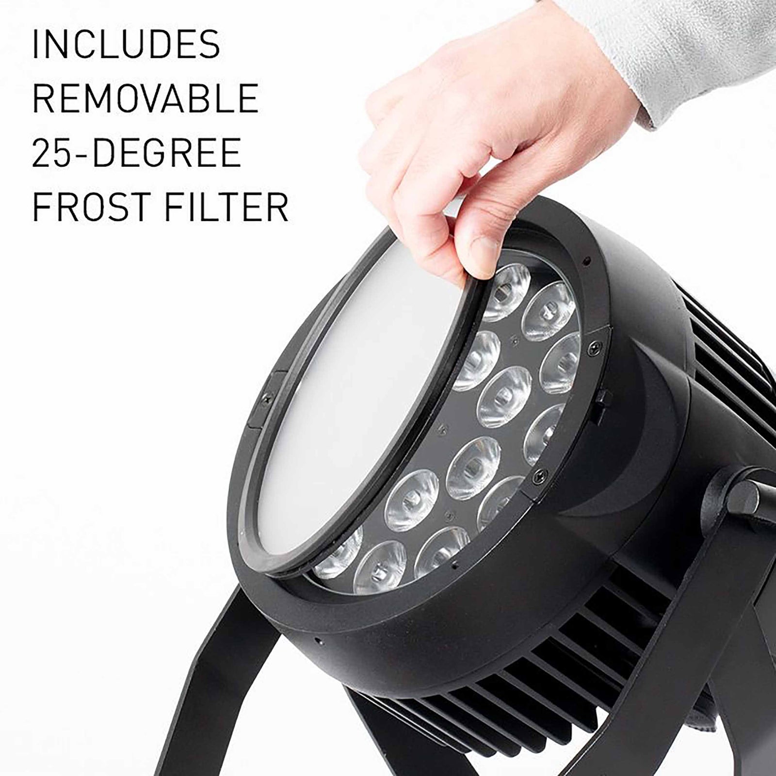 ADJ Encore LP18IP, Heavy Duty Par with Eighteen (18) 20W Quad (RGBL) LEDs and 10° Beam Angle by ADJ