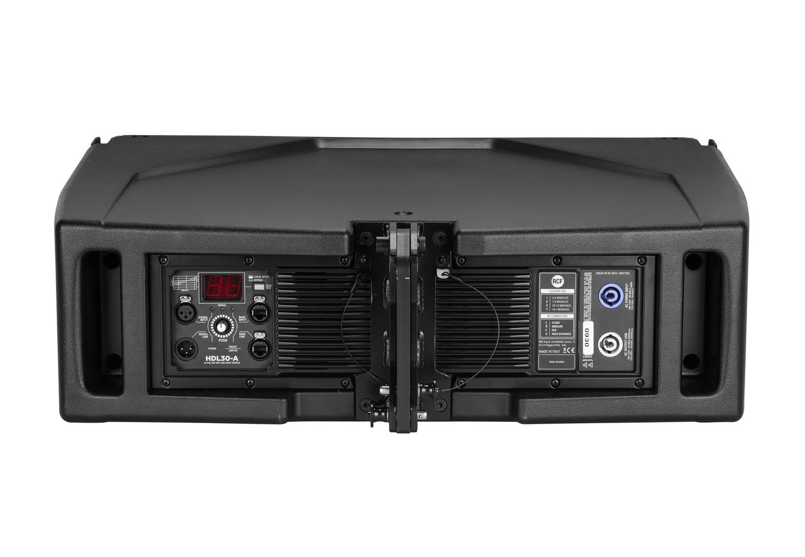 RCF HDL30-A, 2200W Active 2x10" Two-Way Line Array Module by RCF