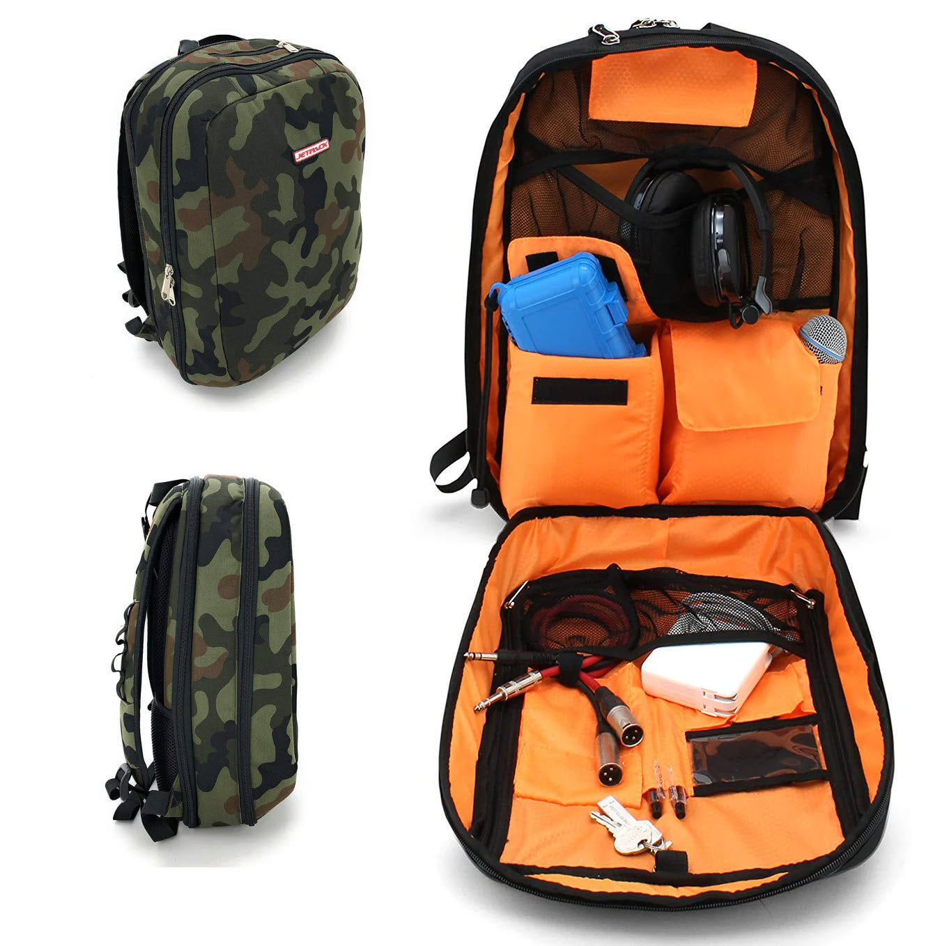 Jetpack Slim DJ Gear Backpack - Camo by Jetpack