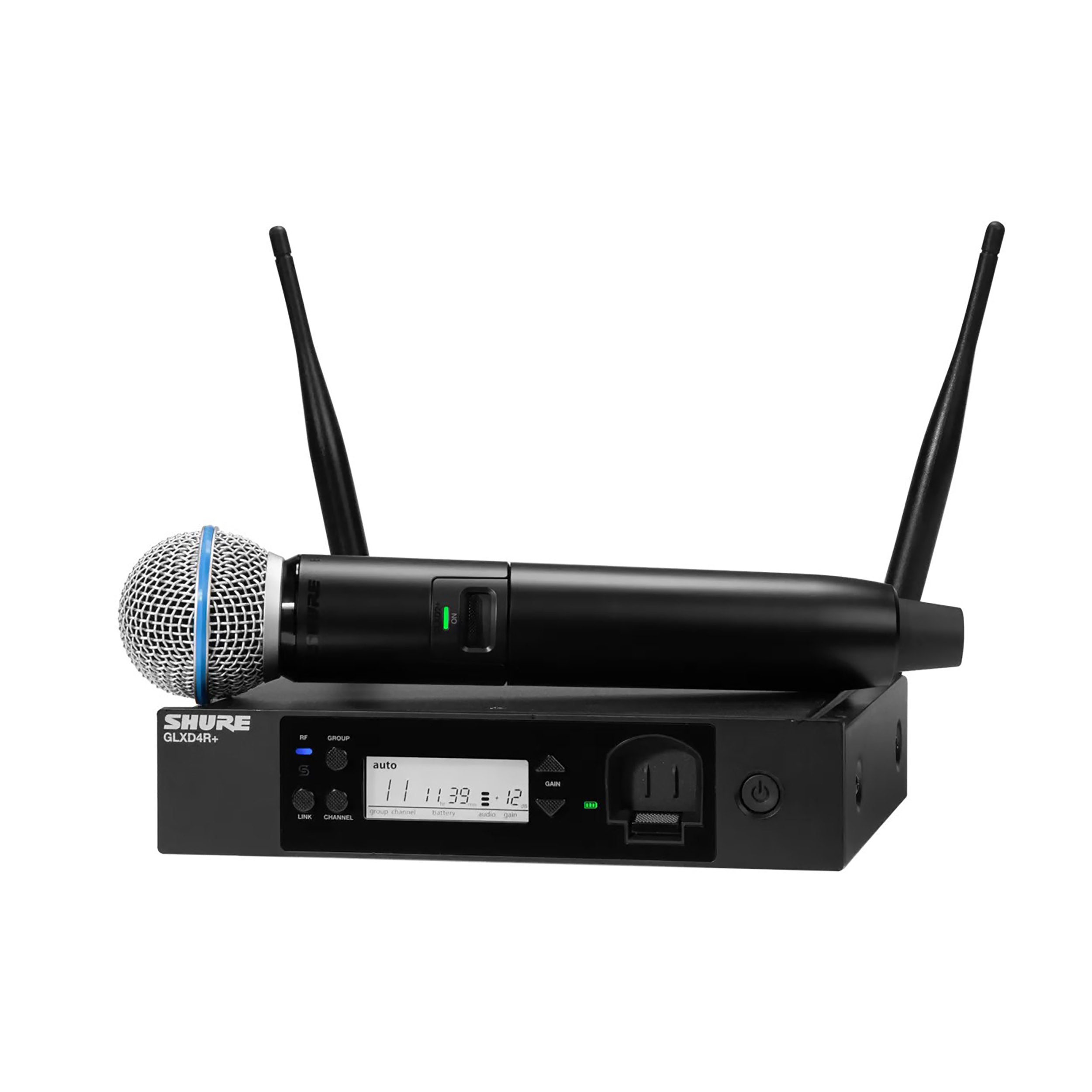 Shure GLXD24R+ Digital Wireless Rack System with Vocal Microphone by Shure
