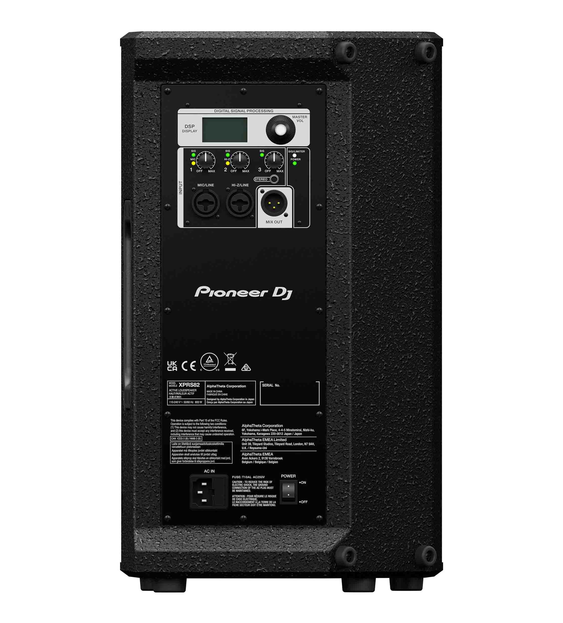 Pioneer Dj XPRS82, XPRS Series 8" Two-Way Full-Range Speaker with DSP by Pioneer DJ